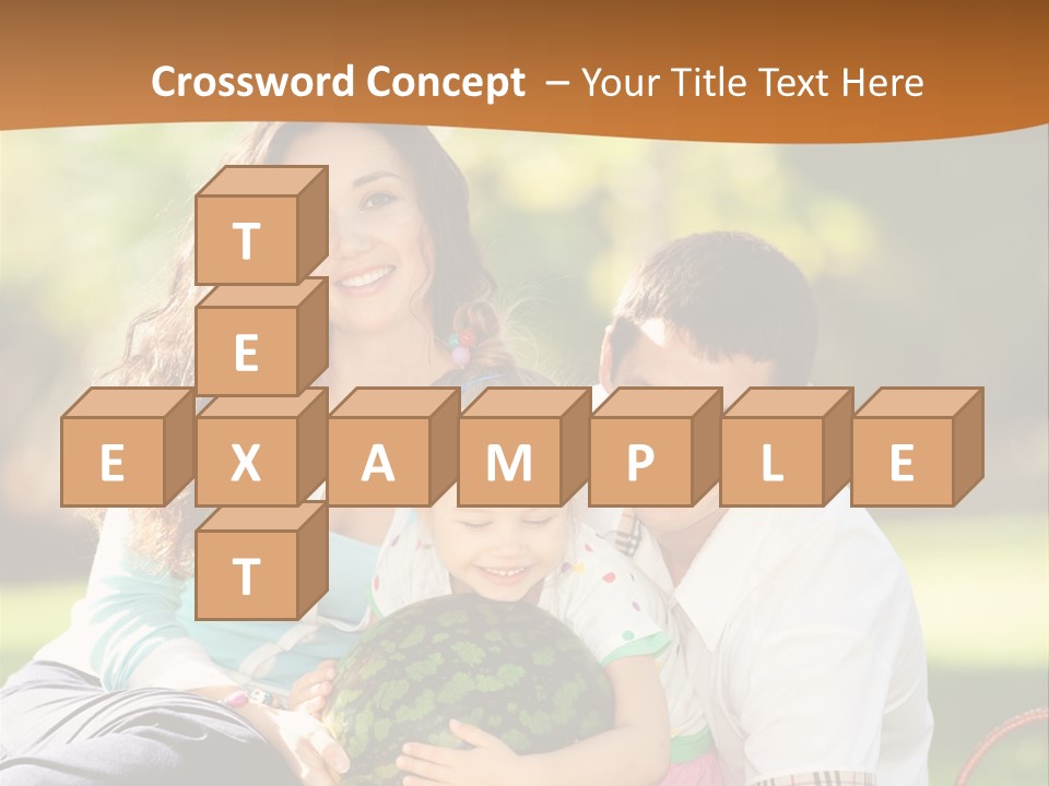 Kid Picnic Fruit PowerPoint Template