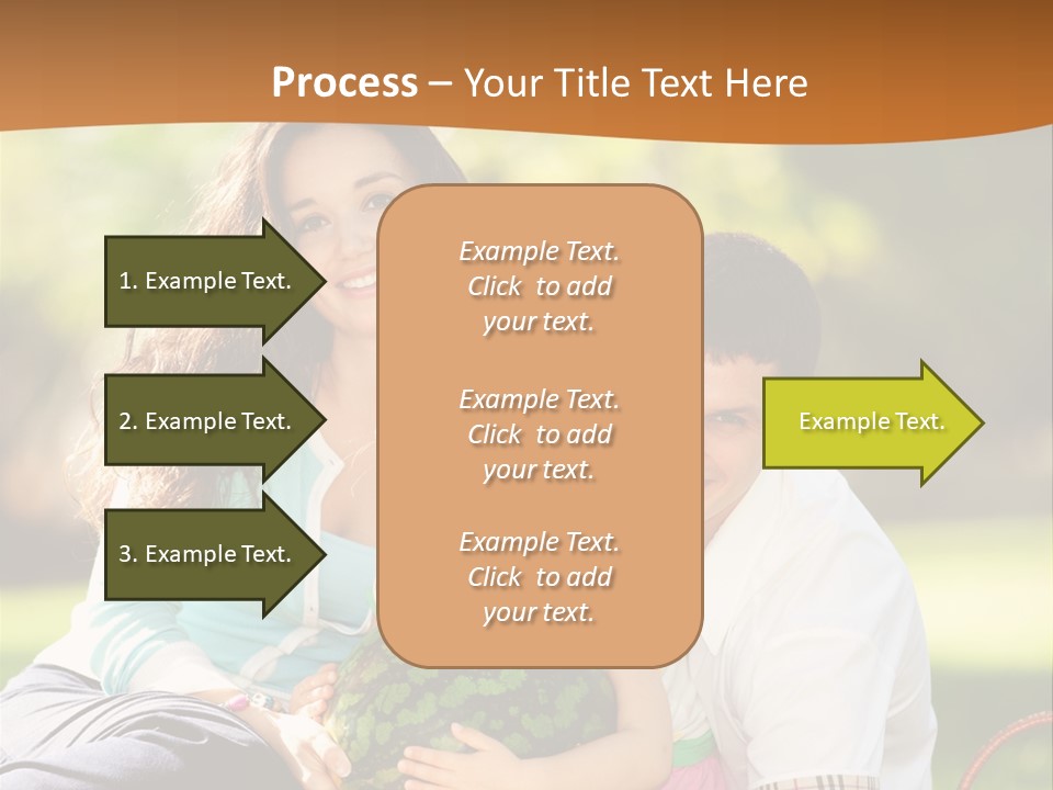 Kid Picnic Fruit PowerPoint Template