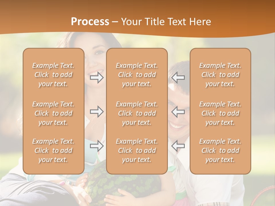 Kid Picnic Fruit PowerPoint Template