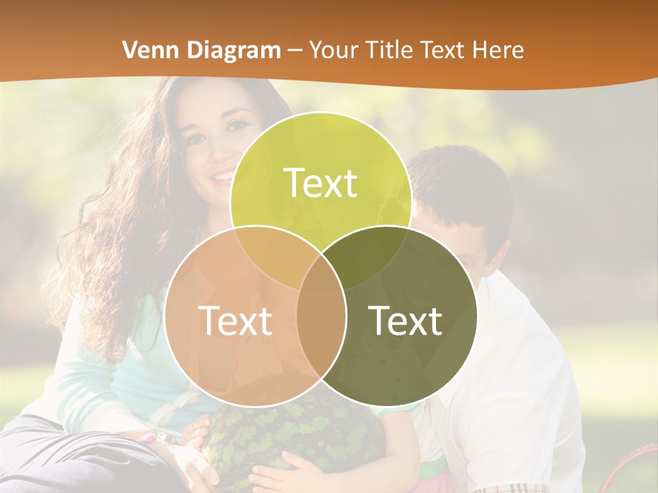 Kid Picnic Fruit PowerPoint Template