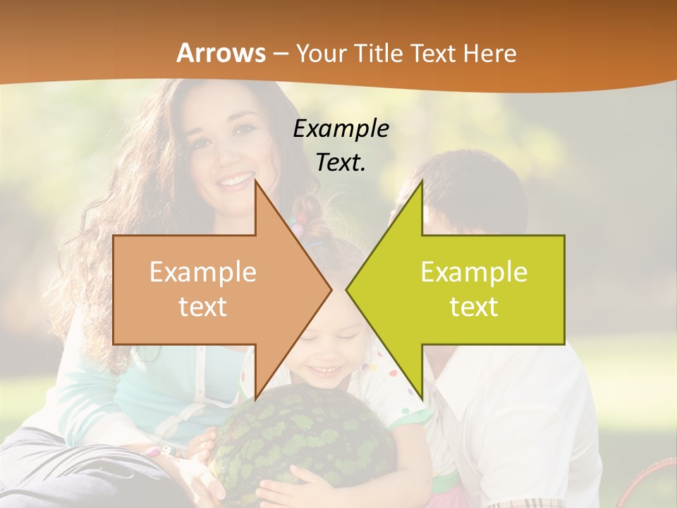 Kid Picnic Fruit PowerPoint Template