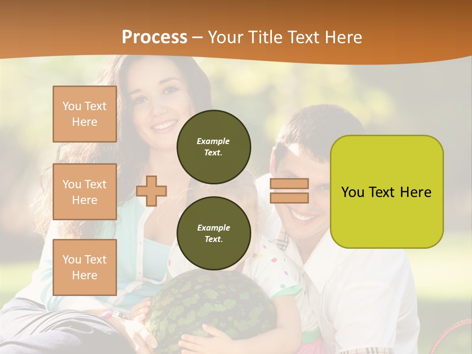 Kid Picnic Fruit PowerPoint Template