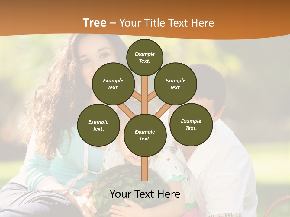 Kid Picnic Fruit PowerPoint Template