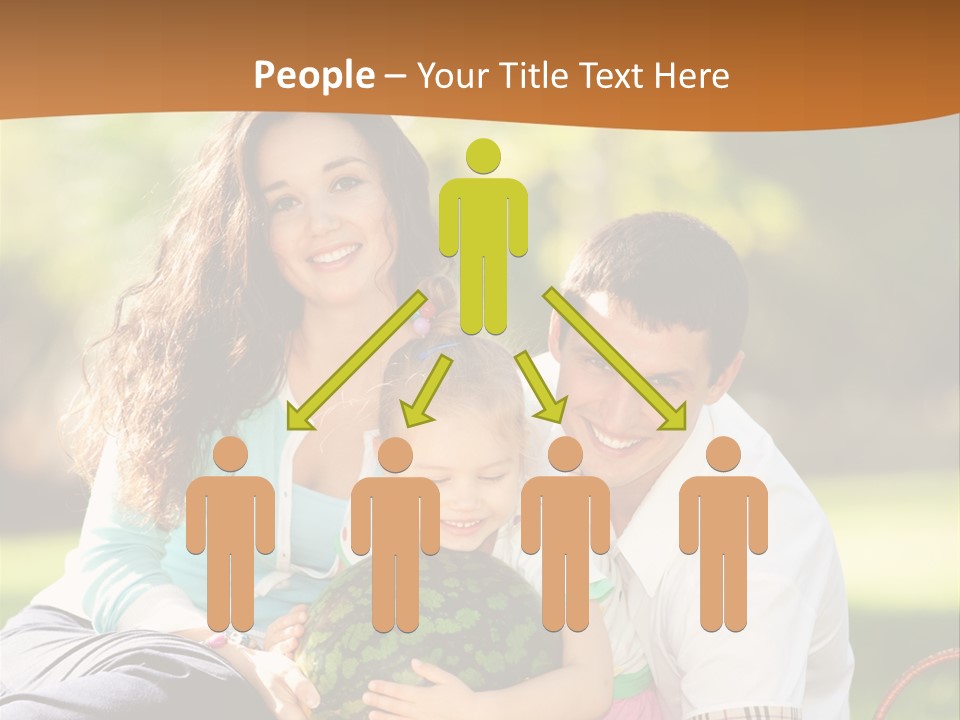 Kid Picnic Fruit PowerPoint Template