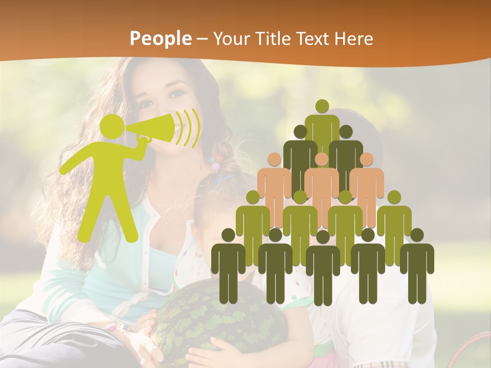 Kid Picnic Fruit PowerPoint Template