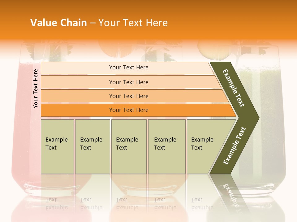 Healthy Root Red PowerPoint Template