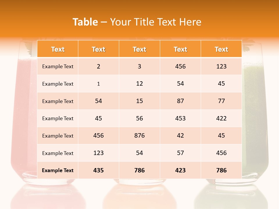Healthy Root Red PowerPoint Template