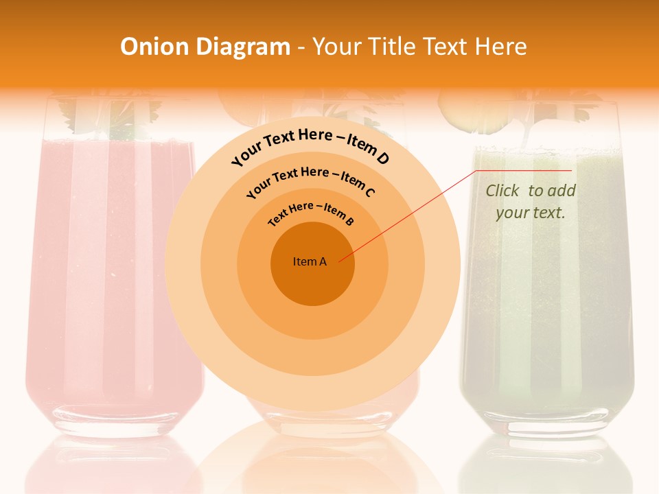 Healthy Root Red PowerPoint Template