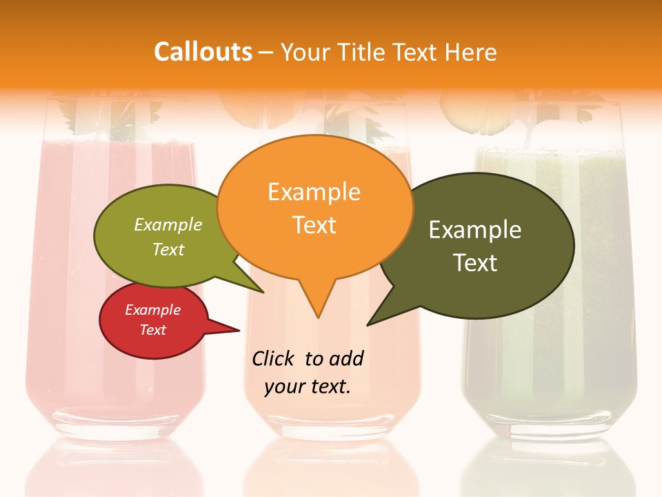 Healthy Root Red PowerPoint Template