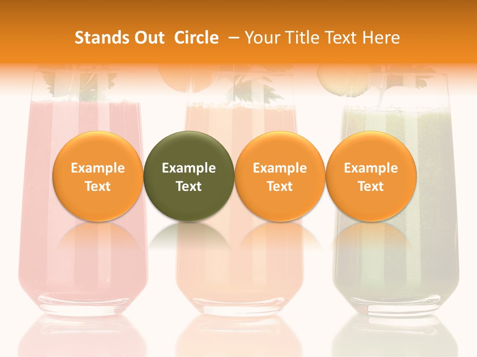 Healthy Root Red PowerPoint Template