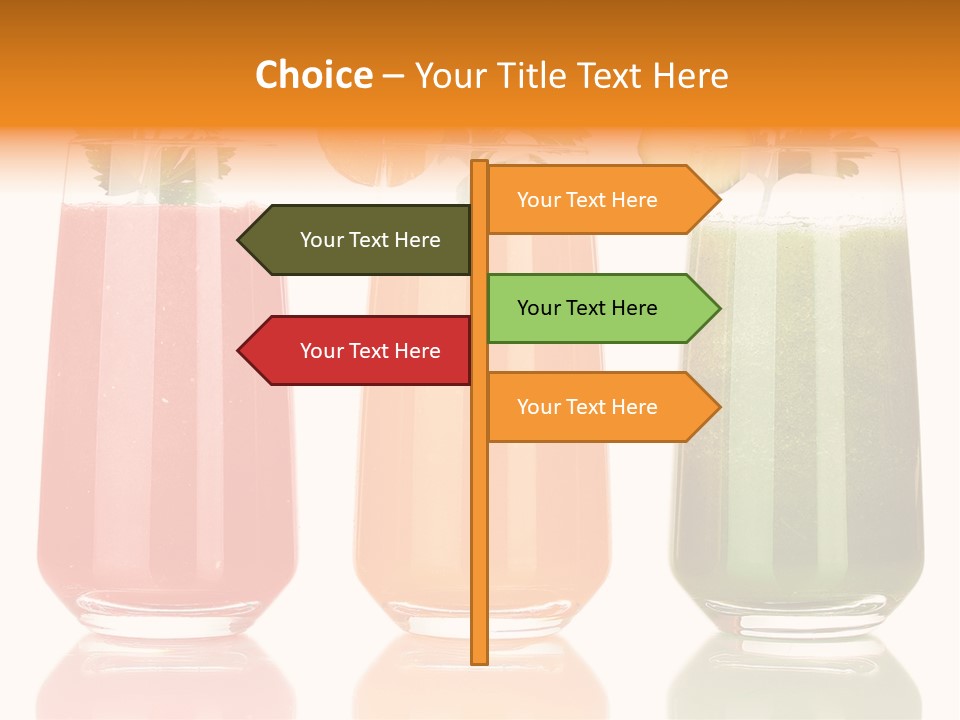 Healthy Root Red PowerPoint Template