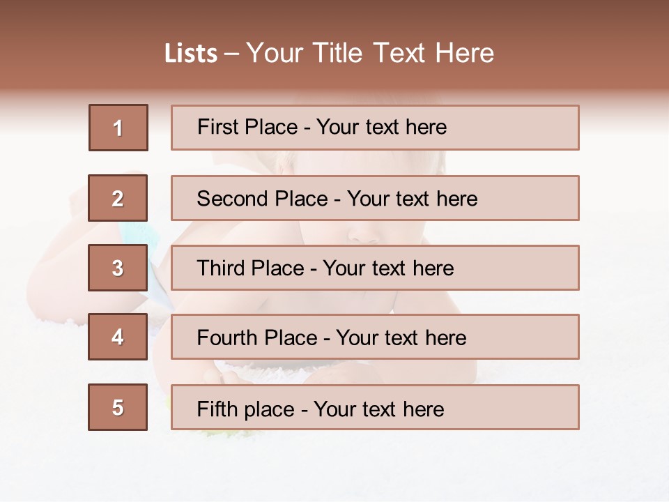 Pediatrics Copy Space Happy PowerPoint Template