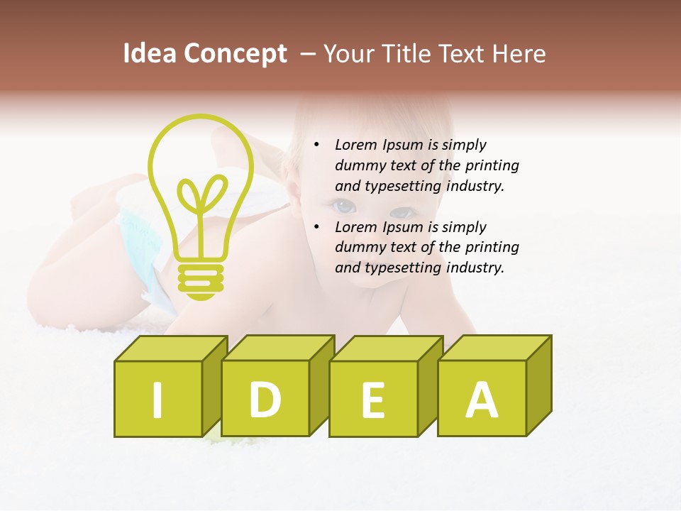 Pediatrics Copy Space Happy PowerPoint Template