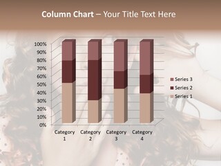 Closeup Caucasian Attentive PowerPoint Template