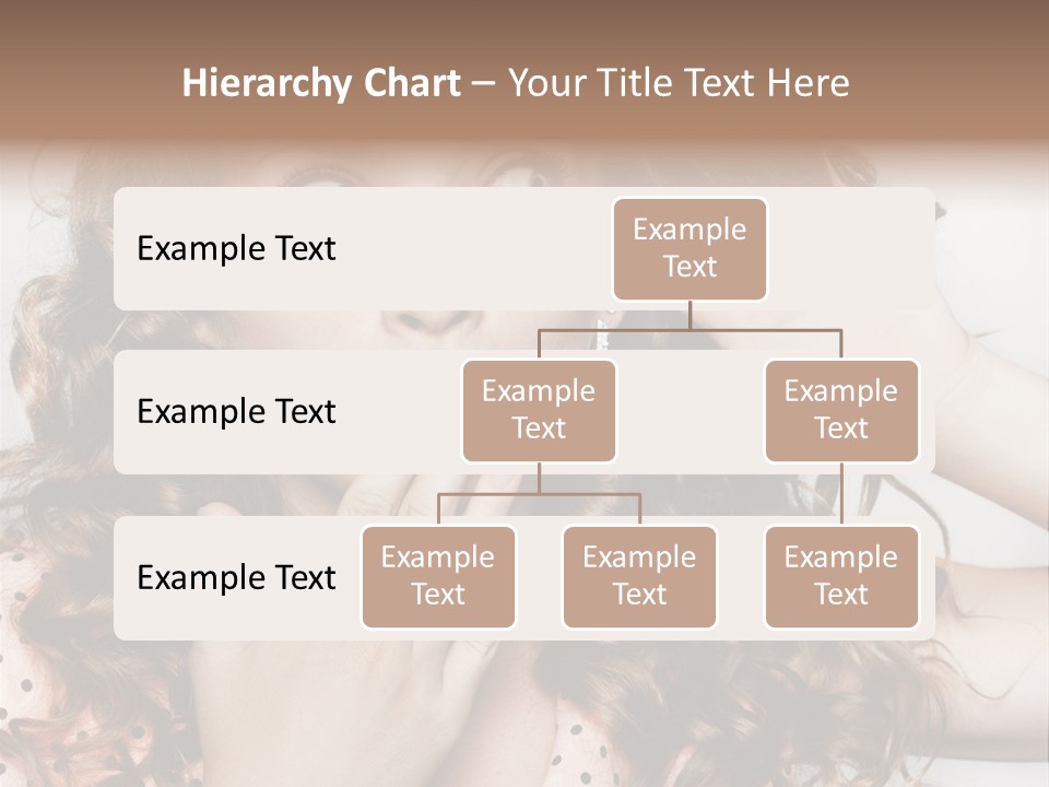 Closeup Caucasian Attentive PowerPoint Template