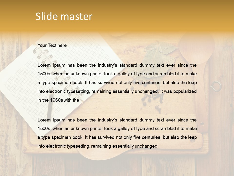 Paper Wood Design PowerPoint Template