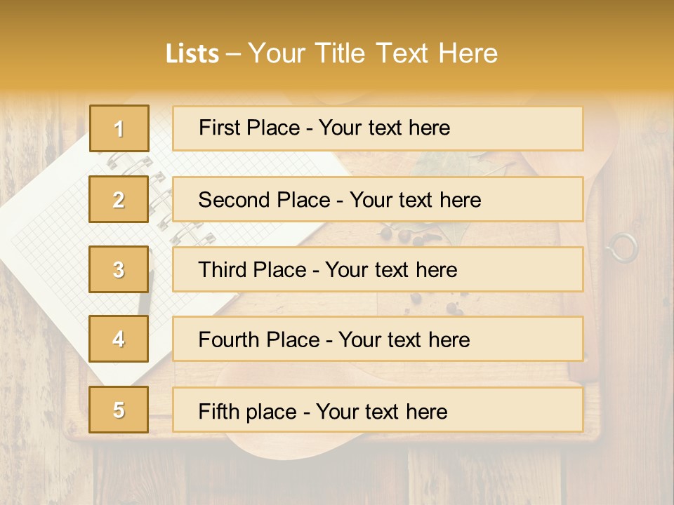 Paper Wood Design PowerPoint Template