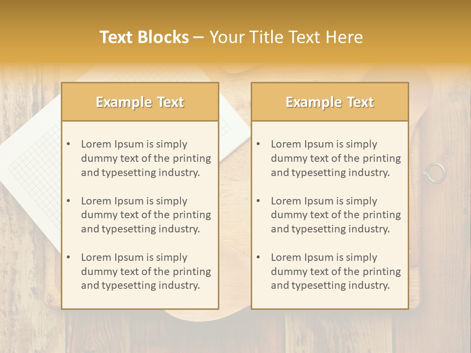 Paper Wood Design PowerPoint Template