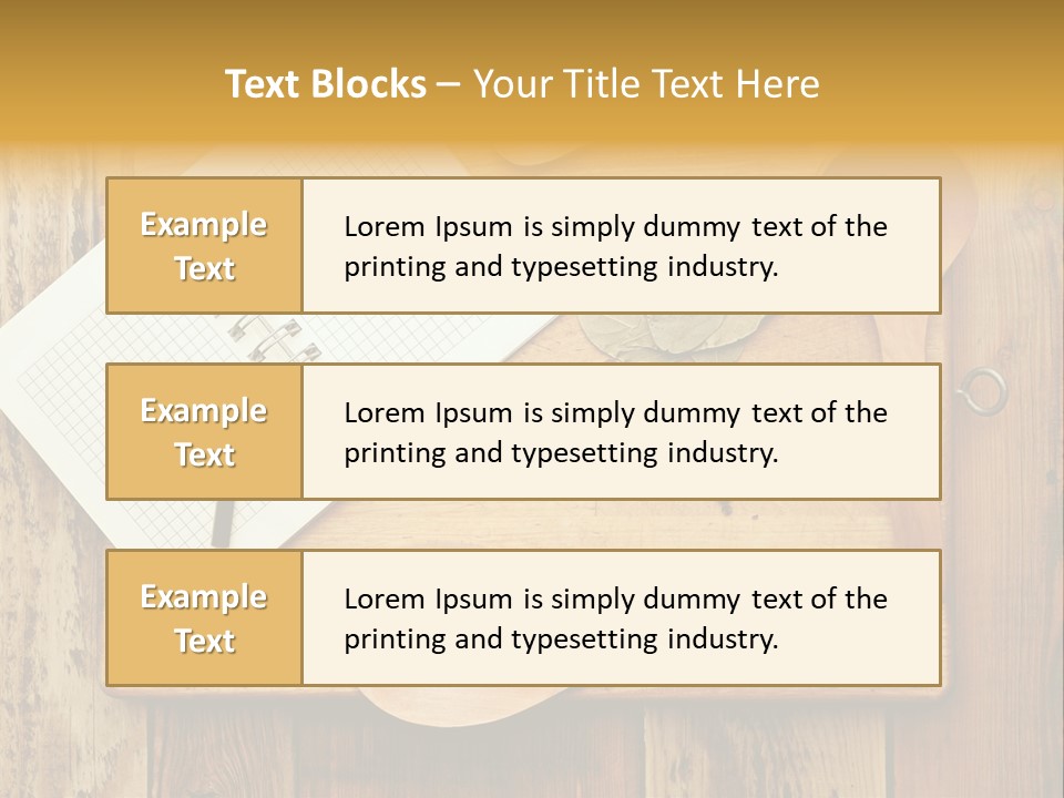 Paper Wood Design PowerPoint Template
