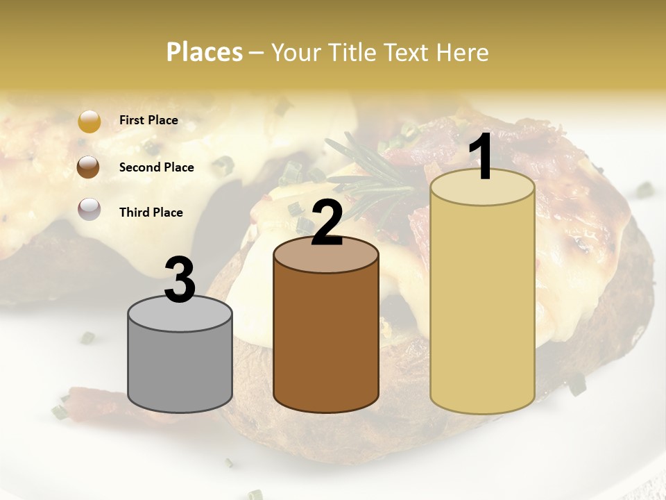 Wooden Filled Herb PowerPoint Template