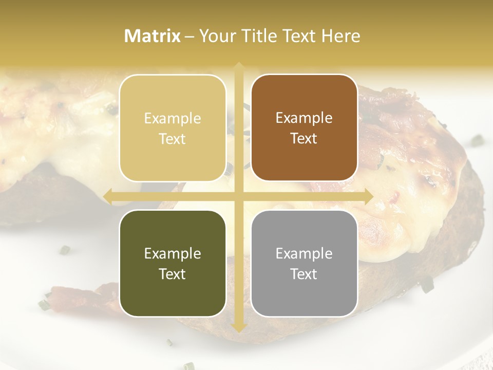 Wooden Filled Herb PowerPoint Template