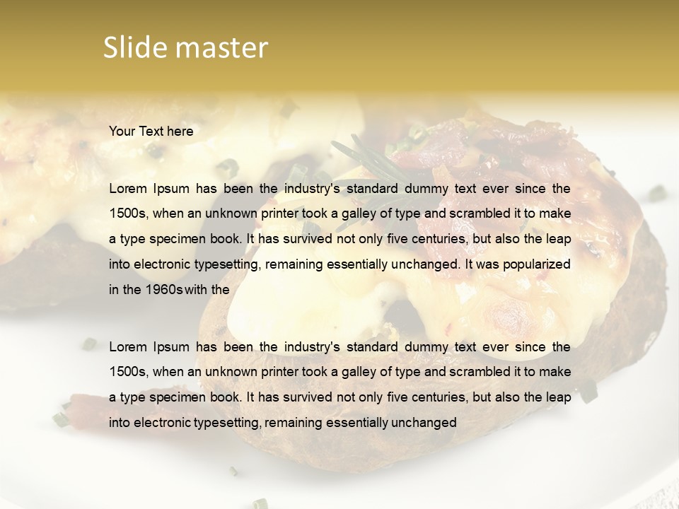 Wooden Filled Herb PowerPoint Template