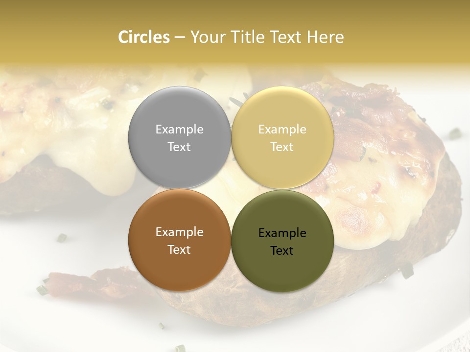 Wooden Filled Herb PowerPoint Template