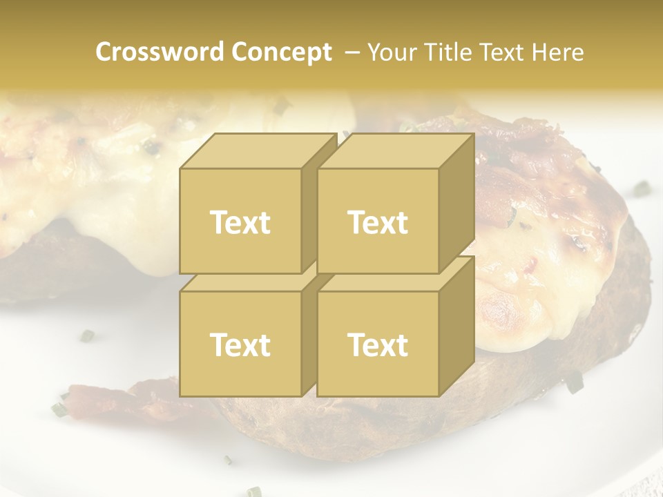 Wooden Filled Herb PowerPoint Template