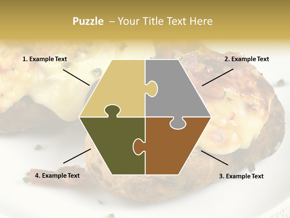 Wooden Filled Herb PowerPoint Template