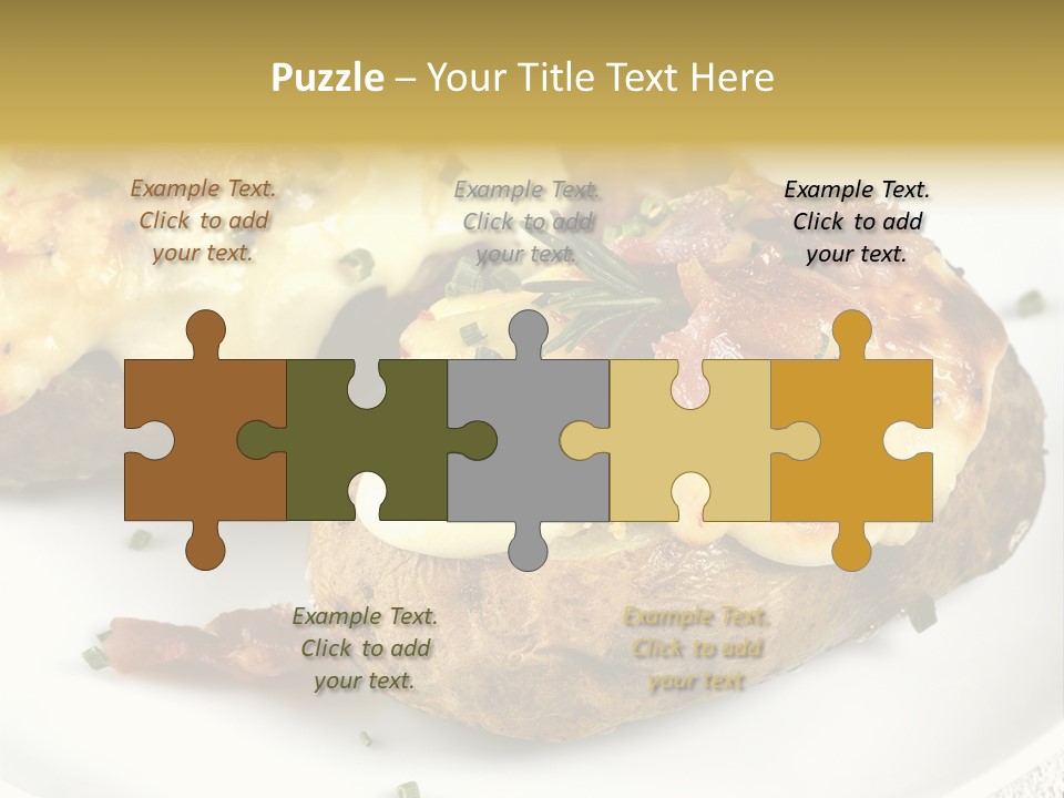 Wooden Filled Herb PowerPoint Template