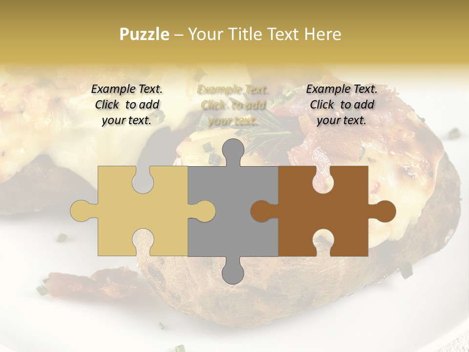 Wooden Filled Herb PowerPoint Template