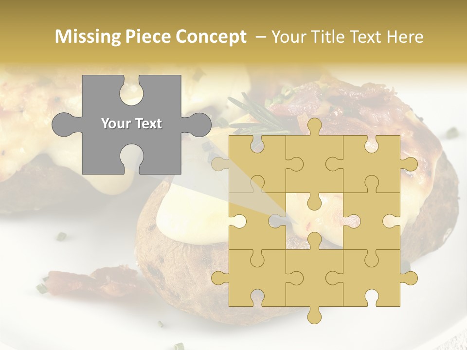 Wooden Filled Herb PowerPoint Template