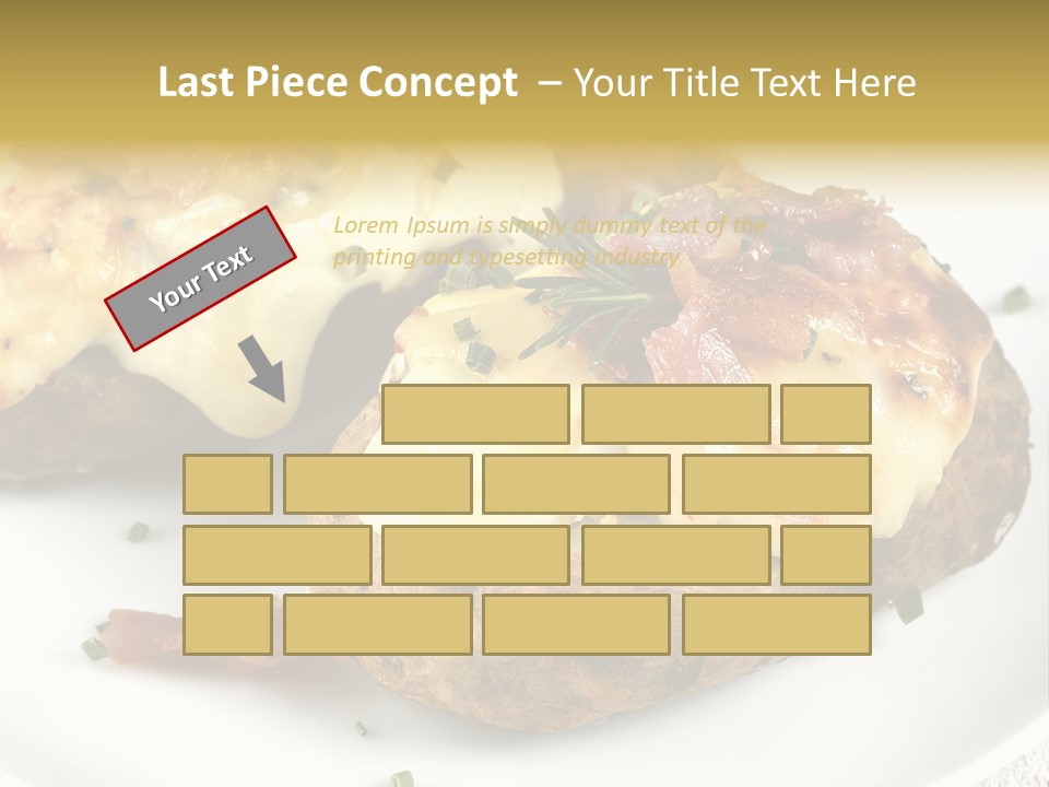 Wooden Filled Herb PowerPoint Template