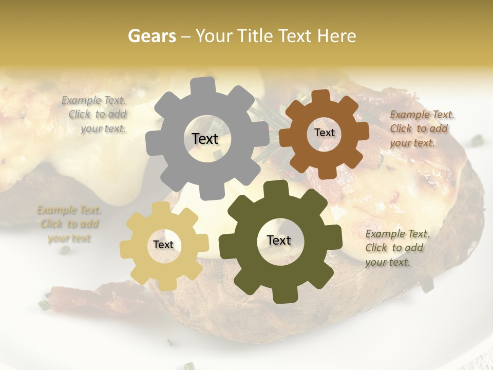 Wooden Filled Herb PowerPoint Template