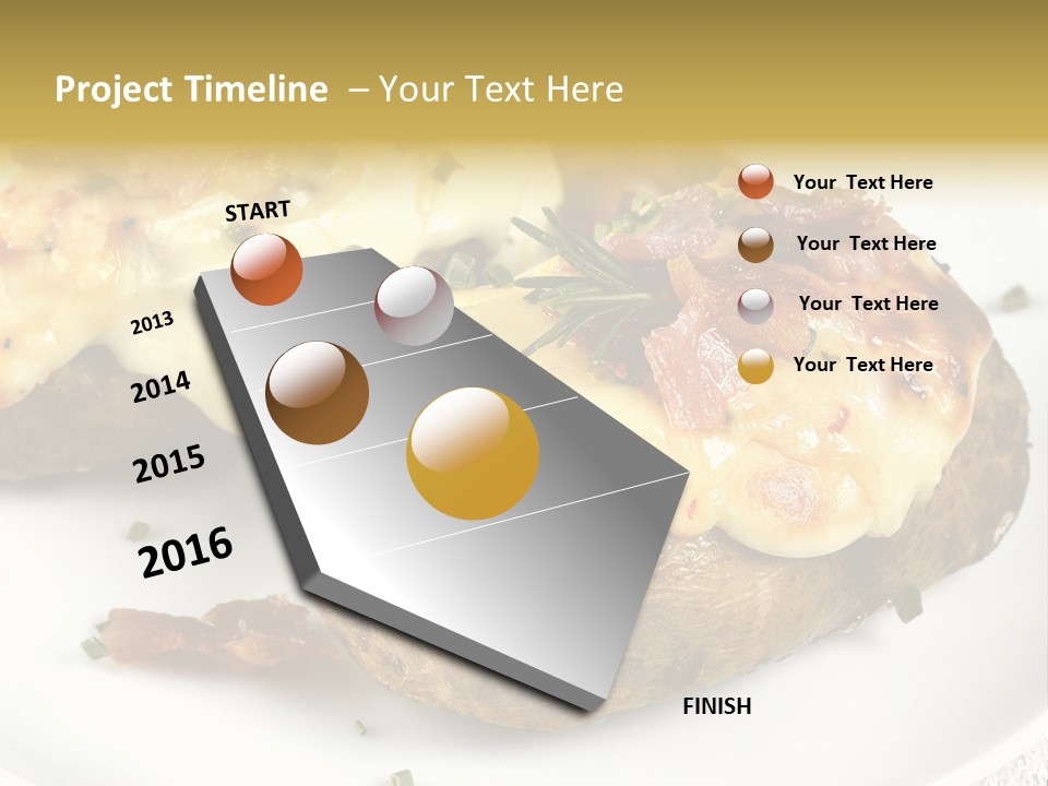 Wooden Filled Herb PowerPoint Template