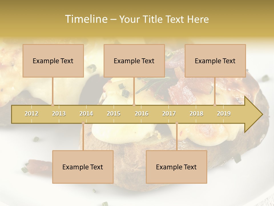 Wooden Filled Herb PowerPoint Template