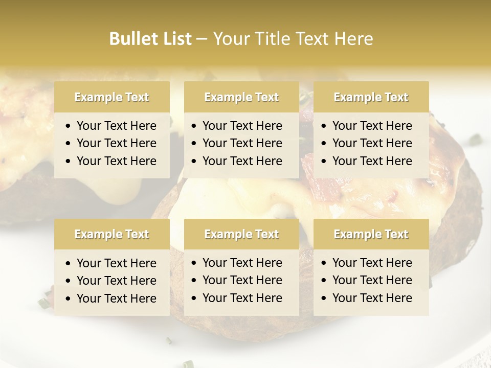 Wooden Filled Herb PowerPoint Template