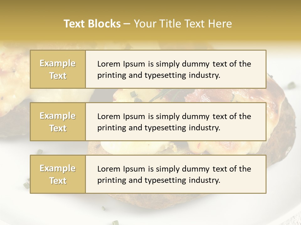 Wooden Filled Herb PowerPoint Template
