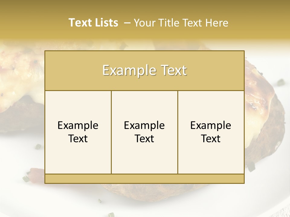 Wooden Filled Herb PowerPoint Template
