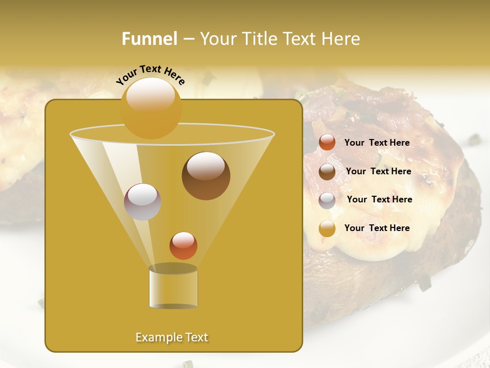 Wooden Filled Herb PowerPoint Template