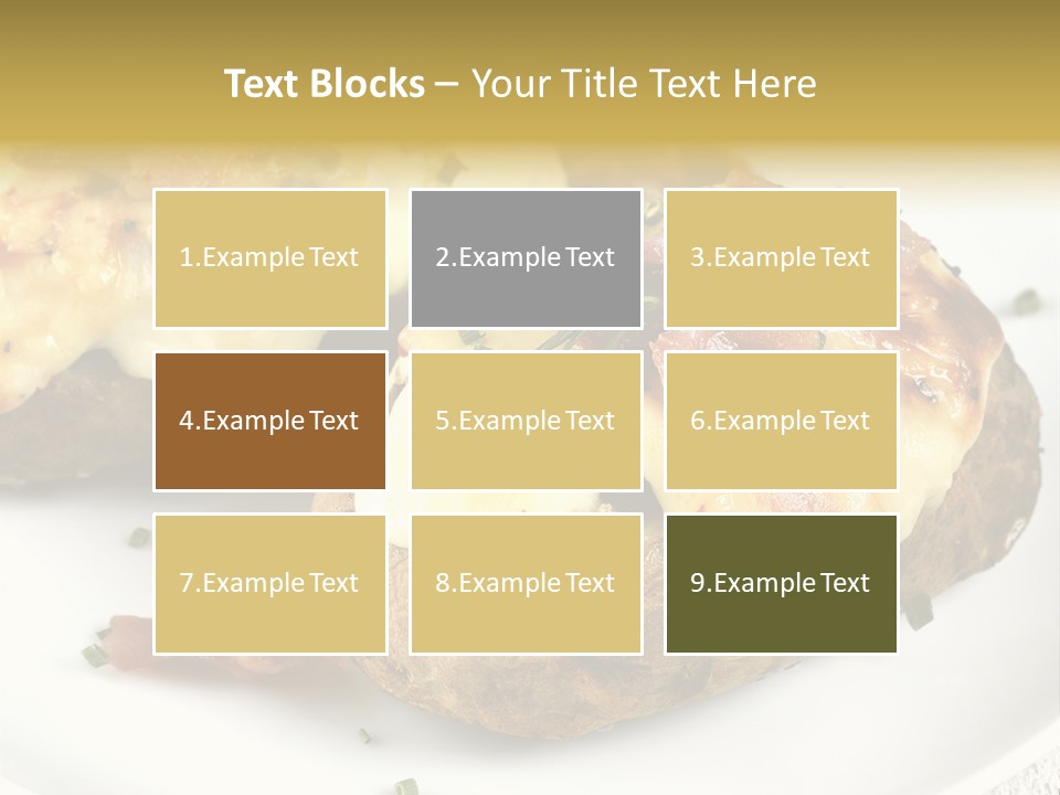 Wooden Filled Herb PowerPoint Template