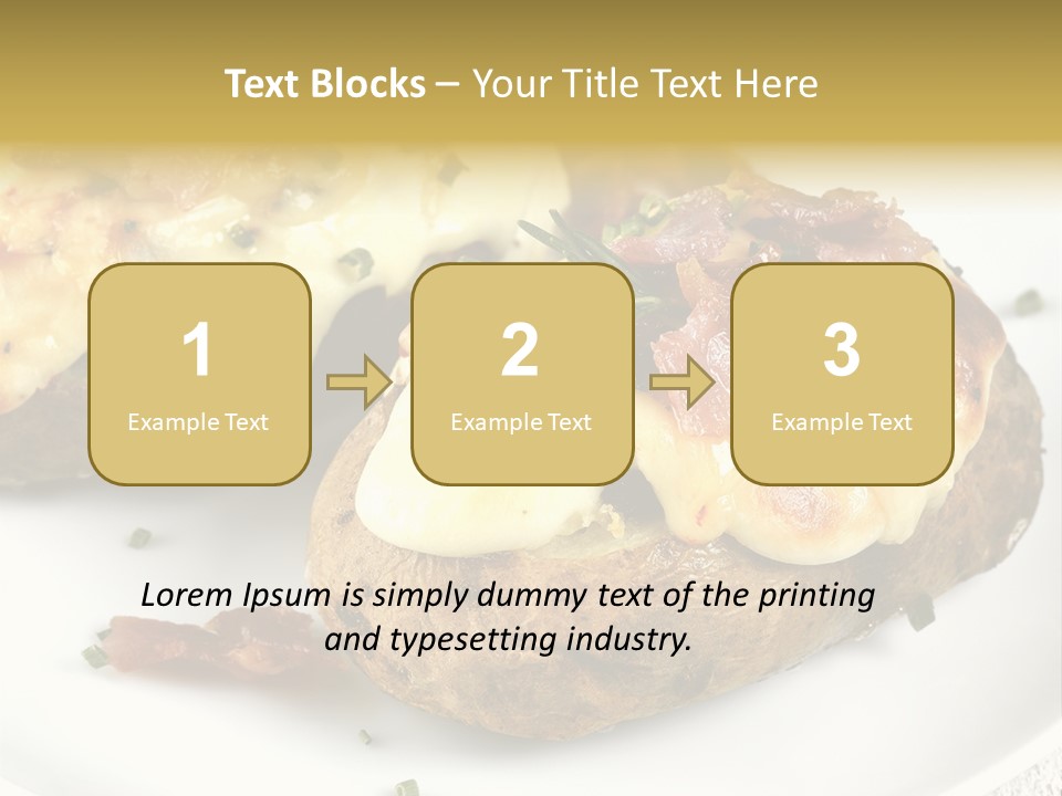 Wooden Filled Herb PowerPoint Template
