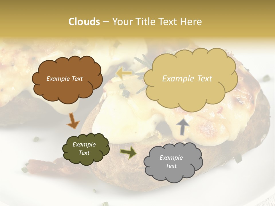 Wooden Filled Herb PowerPoint Template