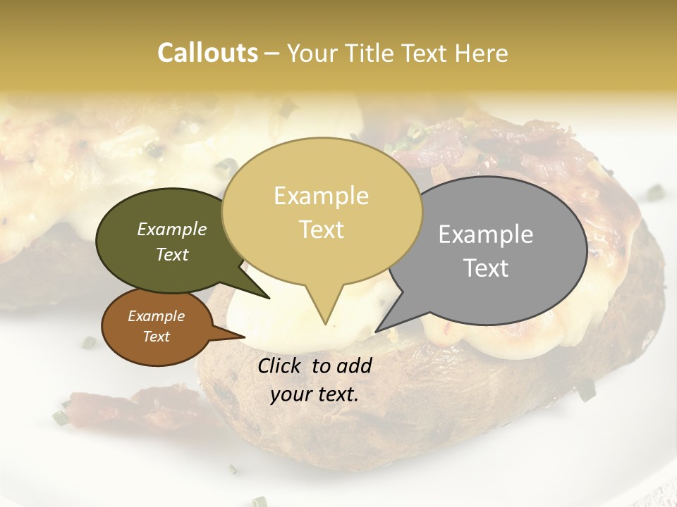 Wooden Filled Herb PowerPoint Template