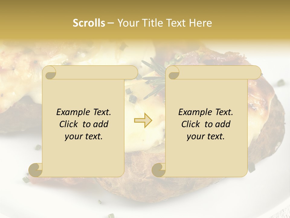 Wooden Filled Herb PowerPoint Template