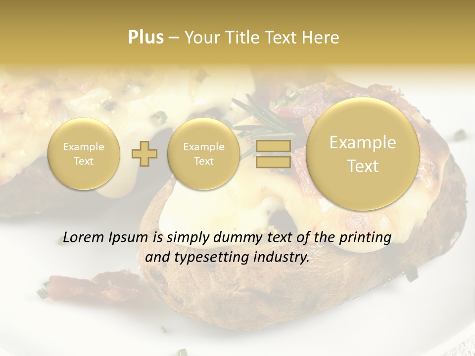 Wooden Filled Herb PowerPoint Template