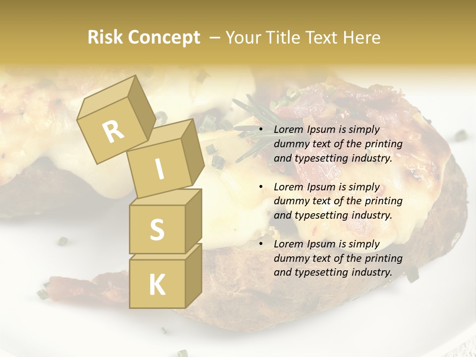 Wooden Filled Herb PowerPoint Template