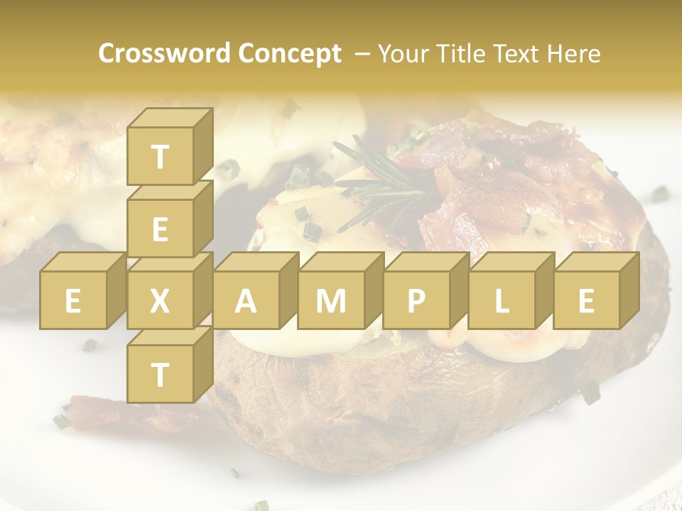 Wooden Filled Herb PowerPoint Template