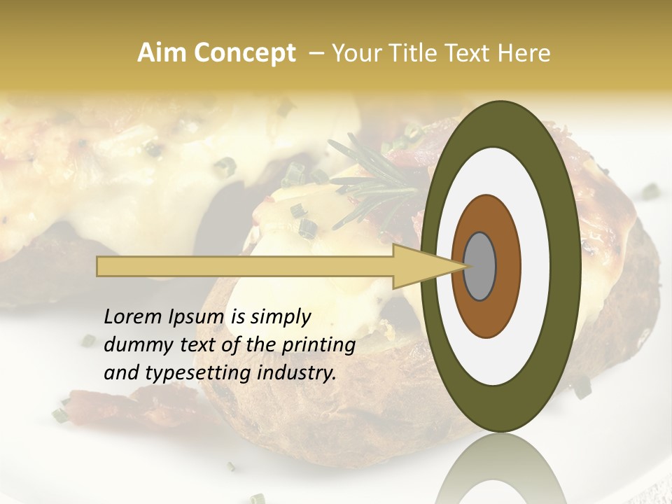 Wooden Filled Herb PowerPoint Template