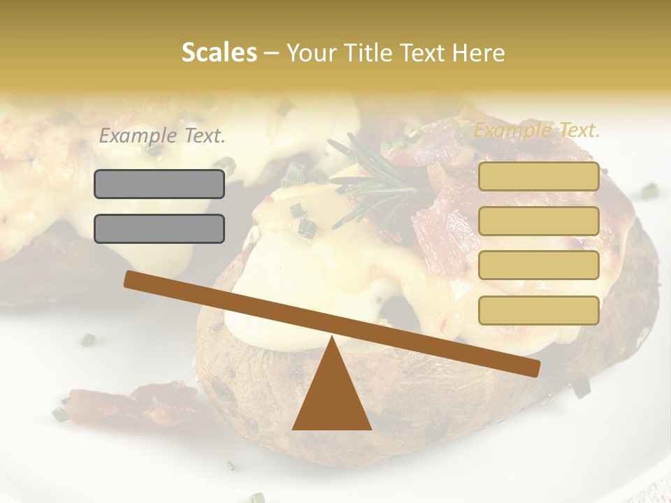 Wooden Filled Herb PowerPoint Template